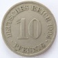 Deutsches Reich 10 Pfennig 1904 A K-N ss