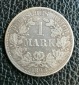 1 Mark 1896 A Silber Jaeger 17 gute Erhaltung XXL Bilder