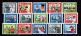 DDR 1964 Mi. 1059A-1073A (15 Werte) Kompl.Satz **Postfrisch / ...