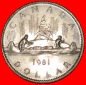 * SCHIFF (1978-1987): KANADA ★ 1 DOLLAR 1981 uSTG STEMPELGLA...