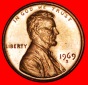 * MEMORIAL (1959-1982): USA ★ 1 CENT 1969S STG STEMPELGLANZ!...