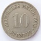 Deutsches Reich 10 Pfennig 1908 A K-N ss