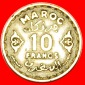 * PROTEKTORAT VON FRANKREICH★ MAROKKO ★ 10 FRANC (1952) 13...