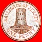 * GROSSBRITANNIEN (1998-2016): JERSEY ★ 1 PENNY 1998 TURM!...