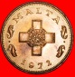 * GEORG KREUS und 4 DELPHINE ★MALTA★ 1 CENT 1972! STG STEM...