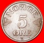 * KRONE (1952-1957): NORWEGEN ★ 5 OERE 1955! HAAKON VII. (19...