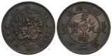 Ausland; China; 20 Cash Münze