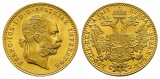 3,44 g Feingold. Franz Joseph I. (1848 - 1916)