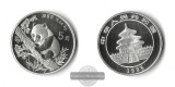 China  5 Yuan  1995 Panda   FM-Frankfurt  Feinsilber: 15,55g