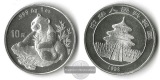 China  10 Yuan  1998  Panda   FM-Frankfurt  Feinsilber: 31,1g