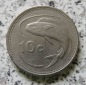 Malta 10 Cents 1986