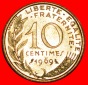 * EULE (1962-2001): FRANKREICH ★ 10 CENTIMES 1969 uSTG STEMP...