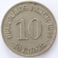 Deutsches Reich 10 Pfennig 1914 E K-N ss+