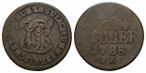 Altdeutschland; Kleinmünze 1785