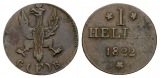 Frankfurt, Stadt: 1 Heller, 1822