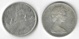 Kanada 1 Dollar  1966  Voyageur   FM-Frankfurt    Feinsilber: ...