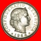 * FREIHEIT (1939-2022): SCHWEIZ ★ 20 RAPPEN 1964B STG STELPE...