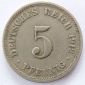 Deutsches Reich 5 Pfennig 1912 D K-N ss