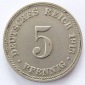 Deutsches Reich 5 Pfennig 1913 D K-N ss+