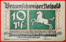 * RATHAUS: DEUTSCHLAND BRAUNSCHWEIG ★ 10 PFENNIG  1921! VZGL...