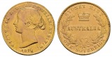 7,32 g Feingold. Victoria (1837 - 1901)