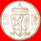 * LÖWE (1963-1973): NORWEGEN ★ 5 KRONE 1966B! OLAV V. (1957...