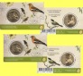 Offiz. Coincard 2 x 2,5 Euro-Sondermünze Belgien *Vogelschutz...