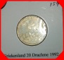 * LETZTER TYP (1990-2000): GRIECHENLAND ★ 20 DRACHMEN 1992! ...