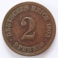 Deutsches Reich 2 Pfennig 1905 A Kupfer ss