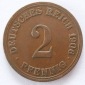 Deutsches Reich 2 Pfennig 1906 A Kupfer ss