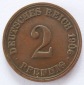 Deutsches Reich 2 Pfennig 1906 A Kupfer ss