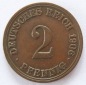 Deutsches Reich 2 Pfennig 1906 A Kupfer ss