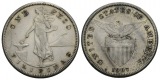 USA Philippinen 1 Peso 1907; Randfehler