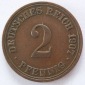 Deutsches Reich 2 Pfennig 1907 A Kupfer ss
