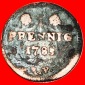 * TYP 1784-1790: DEUTSCHLAND HESSEN DARMSTADT★1 PFENNIG 1785...