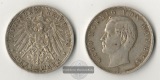    Dt. Kaiserreich, Bayern  3 Mark  1909 D  Otto   FM-Frankfurt   Feinsilber: 15g