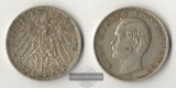 Dt. Kaiserreich, Bayern  3 Mark  1909 D  Otto   FM-Frankfurt  ...