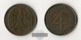 Deutschland, Weimarer Rep.  4 Reichspfennig 1932 G  FM-Frankfu...