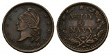 USA, Medaille 1863; Bronze; 2,58 g; Ø 19 mm