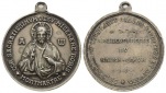 Medaille o.J.; tragbare, versilberte Bronze; 32,87 g; Ø 40 mm