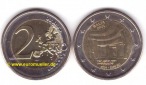 2 Euro Gedenkmünze 2022...Hypogeum von Ħal-Saflieni...unc.