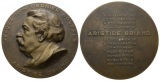 A.Briand Medaille 1933; Bronze, 163 g, Ø 67 mm