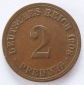 Deutsches Reich 2 Pfennig 1908 A Kupfer ss