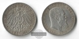 Deutsches Kaiserreich, Württemberg 3 Mark  1913 F Wilhelm II....