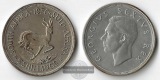 Süd Afrika  5  Shillings  1950    Büste von König Georg V. ...