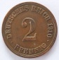 Deutsches Reich 2 Pfennig 1910 A Kupfer ss