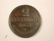 G12 Hannover  2 Pfennig 1863 B in f.ss  Originalbilder