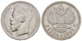 18 g Feinsilber. Nikolai II. (1894 - 1917)