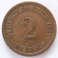 Deutsches Reich 2 Pfennig 1911 F Kupfer ss