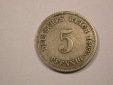 G13 KR  5 Pfennig 1893 E in s-ss  Originalbilder